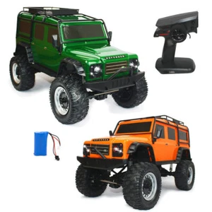 RC Land Rover Defender 90 / 110 Crawler 1:8 4WD 2.4 GHz grün / orange Auto NEU - Bild 1 von 2
