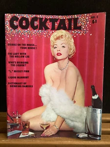 COCKTAIL Vol. 1 No. 3 MEN'S PIN UP MAGAZINE 1958 COLOR CENTERFOLD MINT RARE NICE - Picture 1 of 4