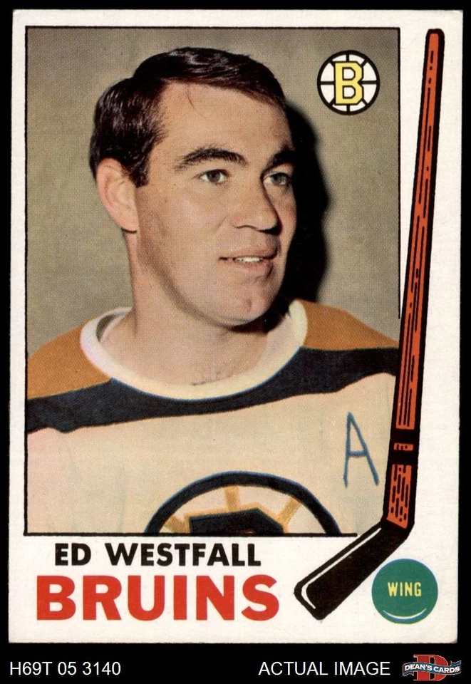 1969 Topps #29 Ed Westfall Bruins 6 - EX/MT - Image 1 of 1