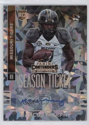 2015 Contenders Draft Picks Cracked Ice Ticket /23 Marcus Murphy Rookie Auto RC - Image 1 of 2