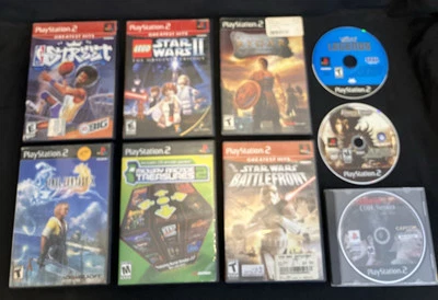 Playstation 2 PS2 Video Game Bundle Lot Of 9 Final Fantasy X, Resident Evil, Tai - Image 1 of 2