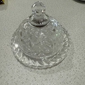 Vintage 1950’s American A-cut Butter Dish - Picture 1 of 3