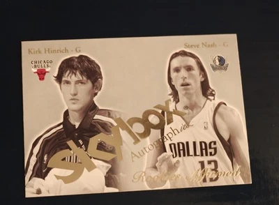 2003-04 Skybox Autographics Rookies Affirmed #11 Kirk Hinrich Steve Nash - Image 1 of 2