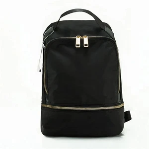 Mochila Lululemon City Adventurer Mini 10L Negro Dorado Cremallera - Imagen 1 de 5