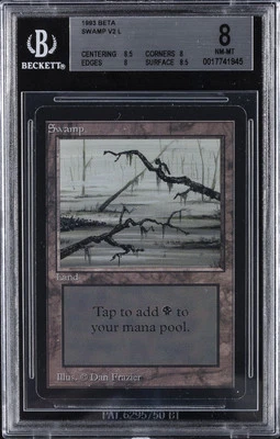 1993 MAGIC: THE GATHERING BETA V2 L SWAMP BGS 8 - Image 1 of 2