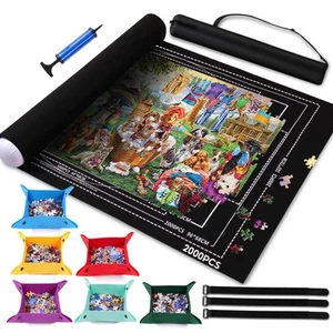 Jigsaw Puzzle Mat Roll Up to 1000 1500 2000 Piece Portable Table Puzzle Board... - Picture 1 of 7