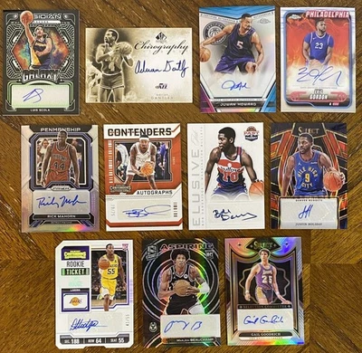 (11) 2000s NBA BASKETBALL AUTO AUTOGRAPH SP #d CARDS GOODRICH DANTLEY BEAL READ - Image 1 of 4
