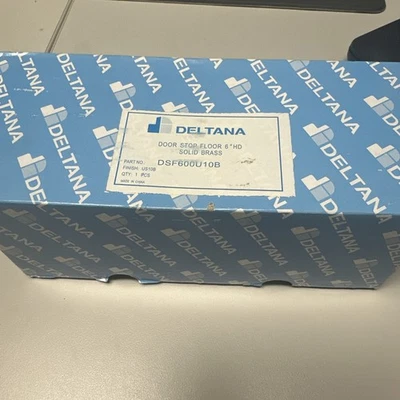 Deltana DSF600 Bronze Solid Brass Heavy Duty 6" Floor Mount Door Bumper - Image 1 of 3