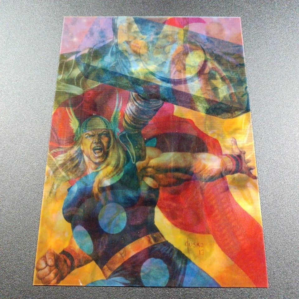 Tarjeta de gran tamaño # 1/9 Avengers Mirage Lenticular 5x7 Marvel Masterpieces XL 2023 Foto 1 de 4