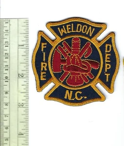 RARE Weldon (Halifax County) NC North Carolina Fire Dept. patch - NEW! - Picture 1 of 1