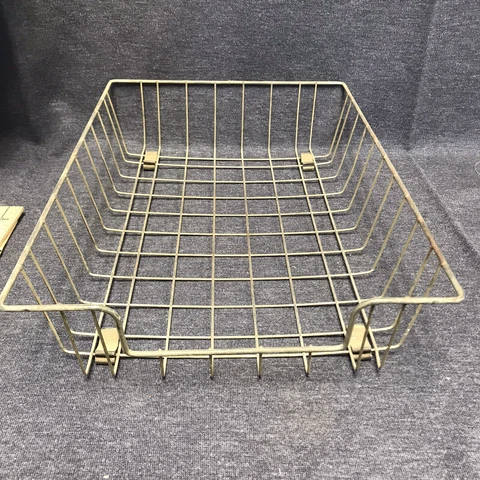 Vintage Wire Desk In-Out Basket Retro Office 10”x13” Cover