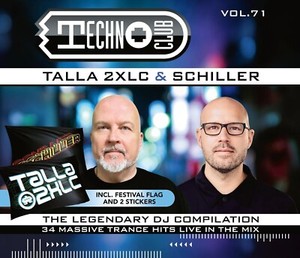 CD Techno Club Vol. 71 Talla 2XLC & Schiller ( Neuheit 26.01.2024 )  LIMITED EDI