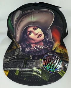 Gorra Dyse One Snap Back negra gráfica ajustable - Imagen 1 de 3