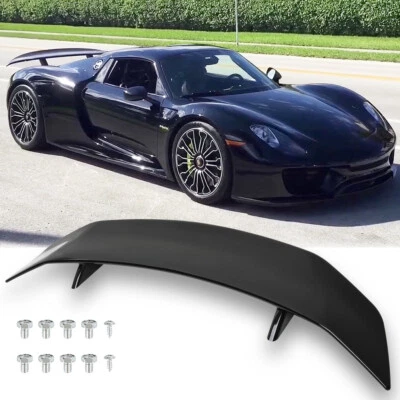 46" Rear Trunk Spoiler Lip Wing Racing Glossy Black For Porsche 911 Carrera GT - Imagem 1 de 4