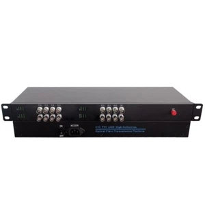 16-Way HD Video Converter CVI TVI AHD Optical Fiber Transmission for 2MP 1080P - Picture 1 of 2