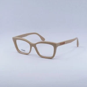 FENDI FE50057I 057 Beige 52mm Eyeglasses New Authentic - Picture 1 of 6