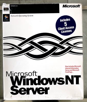 Microsoft Windows NT Server 4.0 Retail Box Collectors Edition 5 Licenses - Image 1 of 4