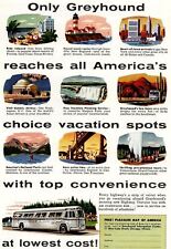 1940s GREYHOUND BUS LINES ONLY GREYHOUND REACHES AMERICA'S VACATION  AD 27-23