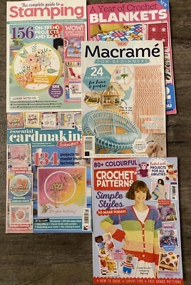 CRAFT Magazines Lot Of 5  Macrame Cardmaking Stamping  Crochet 2024 NEW - Image 1 of 4