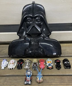 Lot Of 11 DISNEY STAR WARS 2007 08 09 LUCAS FILM DIECAST CARS w/DARTH VADER CASE - Picture 1 of 6