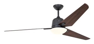 DC ceiling fan with Remote Indoor fan light Eco Aviatos Grey Walnut 162 cm 64" - Picture 1 of 3