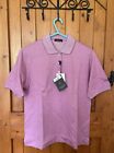 Lord’s Cricket Women’s New T Shirt Polo Size XL Made In Italy Pink