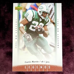 Curtis Martin 2006 Upper Deck Legends #7 MINT NY Jets NFL HOF Jersey Pitt Breece - Picture 1 of 4