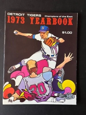 DETROIT TIGERS 1973 YEARBOOK,  MINT - KALINE, MARTIN, LOLICH - Image 1 of 2