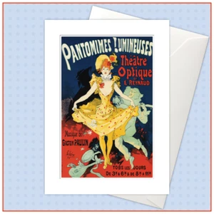 LA BELLE EPOQUE - PANTOMIMES LUMINEUSES Deluxe Grußkarte. geprägt. Follies - Bild 1 von 2