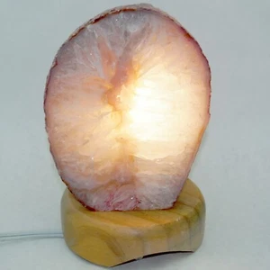 Agate Geode Lamp - Picture 1 of 21
