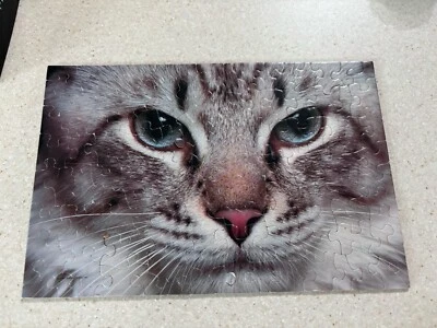 Springbok Mini puzzle Tabby Cat What’s Mew 100 pieces Complete Vintage 1987 - Image 1 of 4