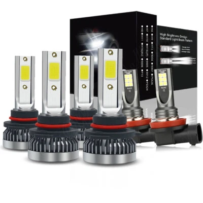 Faros LED + bombillas antiniebla para Nissan Armada 2011 2012 2013 2014 2015 6000K Foto 1 de 4