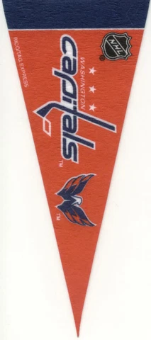 WASHINGTON CAPITALS MINI NHL FELT PENNANT 9" LONG OFFICIALLY LICENSED HOCKEY Cover
