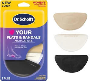 Dr. Scholl’S Stylish Step Hidden Arch Support for Flats, 3 Pairs - Picture 1 of 12