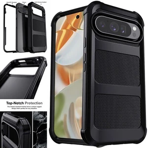 Heavy Duty Dual Layer Case Rubber Hard Cover For Google Pixel 10/Pixel 10 Pro XL - Picture 1 of 15