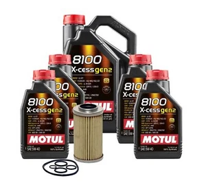 9L Motul 8100 X-CESS GEN2 5W-40 Wix XP Filter Motor Oil Change Kit API SN - Picture 1 of 1