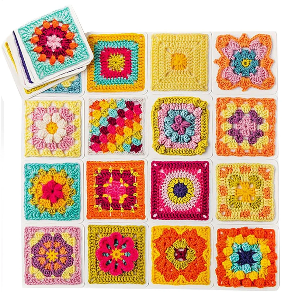 Crochet Kit For Beginners Granny Square Crochet Kit For Adults Includes Croch - image 1 of 4