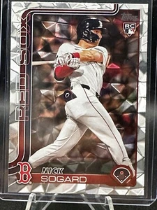 2025 Topps Series 1 Nick Sogard Diamante Parallel Rookie Red Sox RC SP Exclusive - Picture 1 of 2