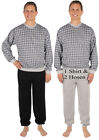 Pyjama Herren Lang Shirt+2Xhose Schlafanzug Schlafkleidung Nachtwäsche
