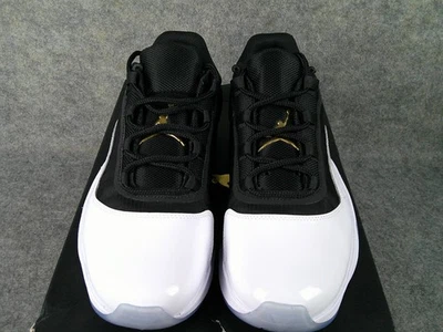 耐克 JORDAN 11 厘米低帮男式 10 美国全新带盒黑色白色 — 第 1/4 张图片