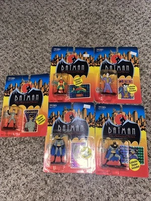 ERTL 1993 Batman serie animada ¡Lote sellado! Joker Catwoman Robin Batman METAL Foto 1 de 4