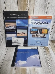 3 LOT- G1000 CD Software, Intergrated Flight Deck Guide, Avionics Training DVD - Afbeelding 1 van 10
