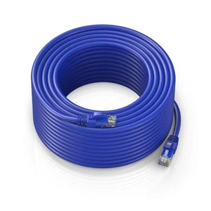 Maximm Ethernet Cable 300 ft CAT6 High Speed Internet Network 300 FT, Blue  - Afbeelding 1 van 8