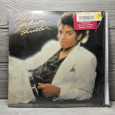Michael Jackson  Thriller  1982  QE-38112 In Shrink W/Hype  - Image 1 of 4