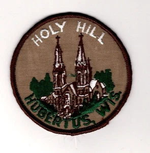 Hubertus, Wisconsin, Holy Hill Vintage alter Aufnäher - Bild 1 von 1