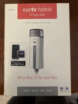 Elgato Eyetv Hybrid TV Tuner Stick With Box Clean Condition Mac Compatible VHS - Image 1 of 2