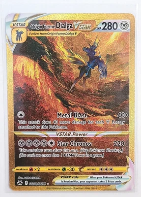 Origin Forme Dialga VSTAR GG68/GG70 - Pokemon Crown Zenith Galarian Gallery NM - Image 1 of 2