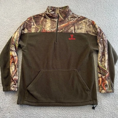 Винтажный винтажный Huntworth камуфляж охоты винтажный толстовка куртка размер большой - Изображение 1 из 4