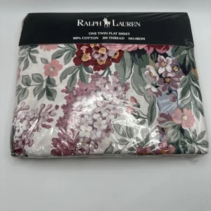 Ralph Lauren Allison Multi Floral DOBLE Sábana Plana Flores de Campo Retirado NUEVO - Imagen 1 de 8