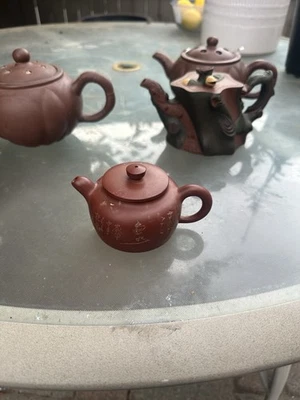 Tetera de arcilla morada Yixing (2) Foto 1 de 4